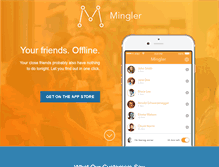 Tablet Screenshot of getmingler.com